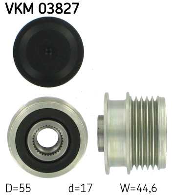 Dispositivo ruota libera alternatore - VKM 03827 SKF